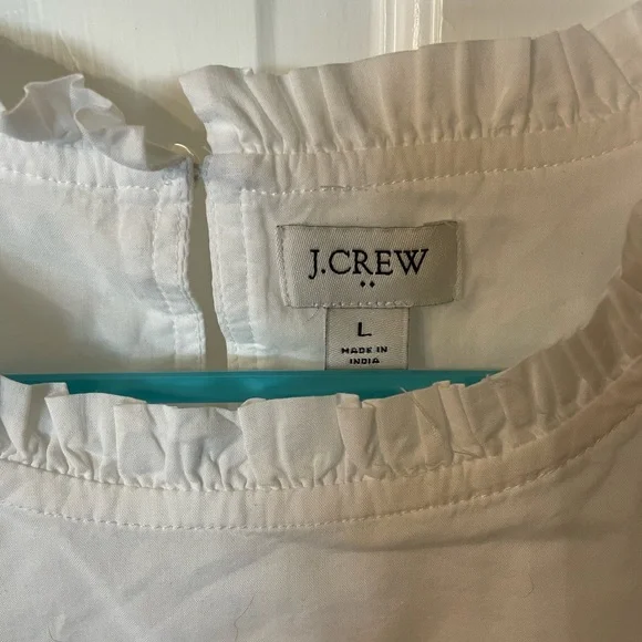 NWT embroidered J Crew cotton tank - Picture 3 of 5